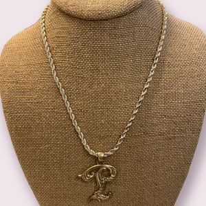 Vintage Napier “P” Necklace